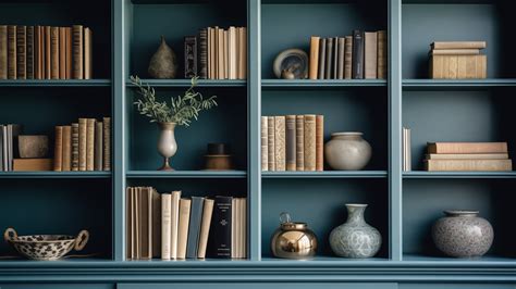 Modern Collector Shelf: Bookcase Zoom Background | Blur & No Blur ...