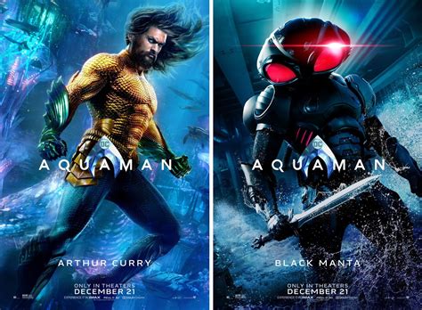 The Blot Says...: Aquaman One Sheet Character Movie Posters