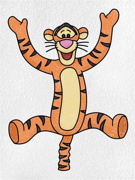 Image result for Easy Tigger Drawing