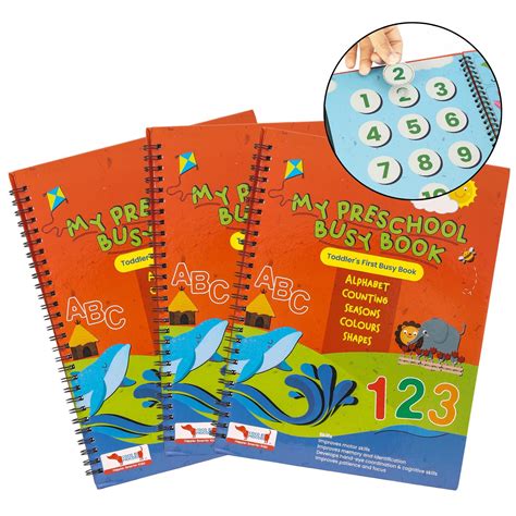 CocoMoco Kids Montessori Busy Book for Toddlers - Quiet Book for Kids ...