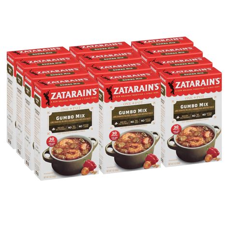 Zatarain's Gumbo Mix, 7 SSF20 oz (Pack of 12) - Walmart.com