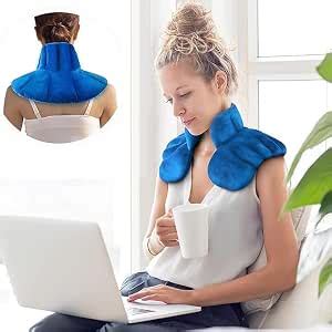ETONWALL Microwavable Heating & Cold Pad for Neck & Shoulders | Moist ...
