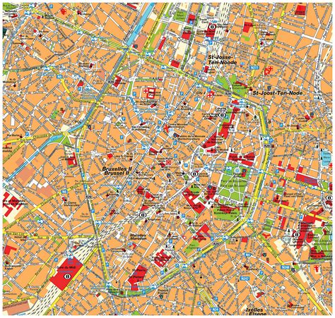 Large Brussels Maps for Free Download and Print | High-Resolution and ...