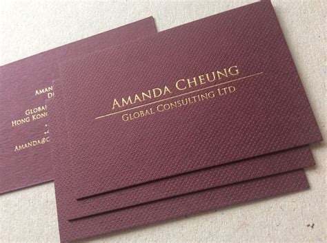 Gold Foil Business Card Design 的图像结果