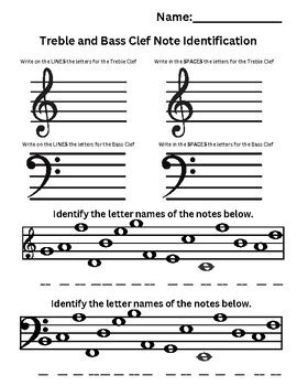 Image result for Interval Identification Notes Treble Clef