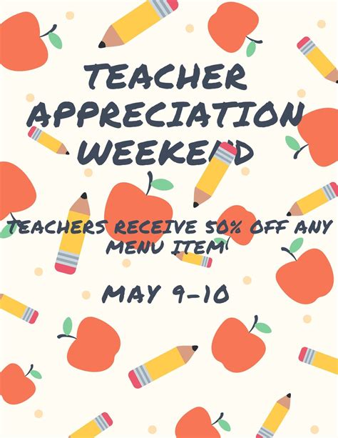 Teacher Appreciation Weekend , 19703 E Main St, Huntingdon, TN, 9 May ...