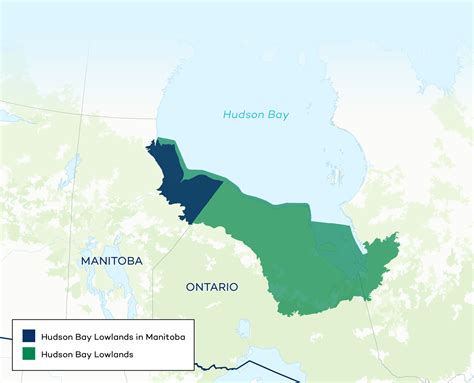 Map Of Canada Hudson Bay Lowlands