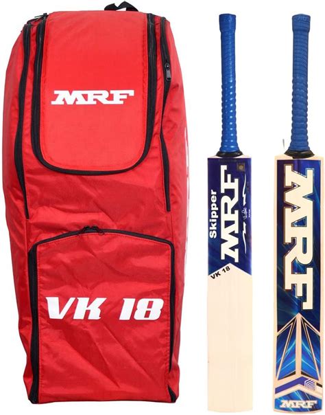 AASHRAY MRF VK-18 Stroke English Willow Cricket Bat, Hand Picked, Full ...
