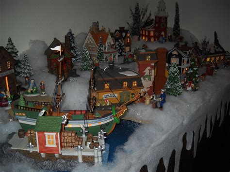 Dept 56 New England Village Display | Christmas village collections ...