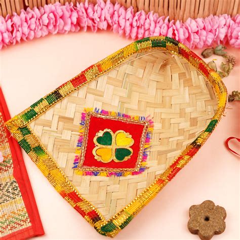 Decorated Bamboo Soop 12.9 Inch – ServDharm