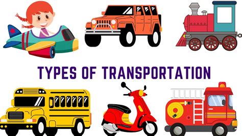 Different Types of Transportation 的图像结果