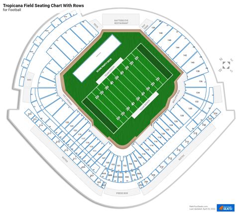 Tropicana Field Seating Chart With Seat Numbers | Portal.posgradount.edu.pe