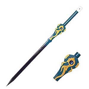 lkjad Wooden Game Genshin Impact Cosplay Keqing Sword Weapon Props ...