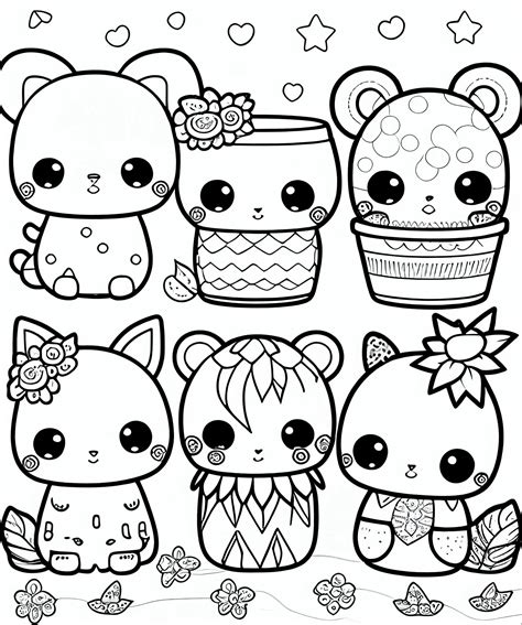 Cute Coloring Pages Easy Pdf