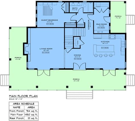 House Plan 84604 - Farmhouse Style with 2374 Sq Ft, 4 Bed, 3 Bath ...