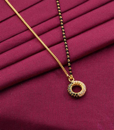 PNG & Sons Loop single beaded Mangalsutra Gold – P. N. Gadgil & Sons Ltd