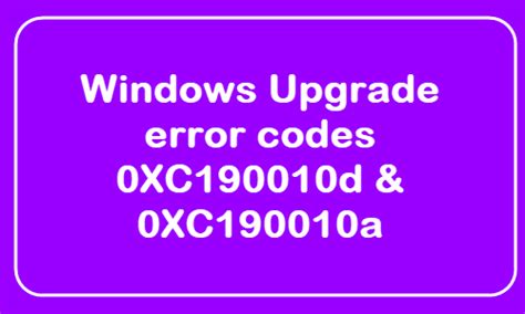 Image result for Windows 1.0 Upgrade Error Code