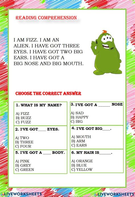 Alien Worksheet 的图像结果