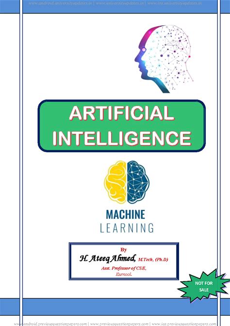 Artificial Intelligence (CSE) Lecture Notes: Foundations & Concepts ...