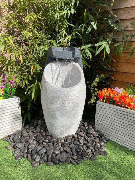 Pouring Vase Solar Powered Water Feature With India | Ubuy