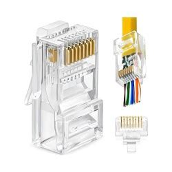 RJ45 EZ Cat6 New Generation Perforated Male Socket