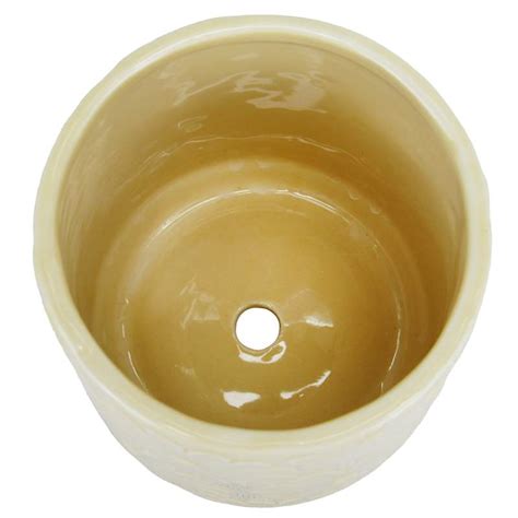 Sunny Club Yellow Ceramic Daisy Planter, 5 Inch | At Home
