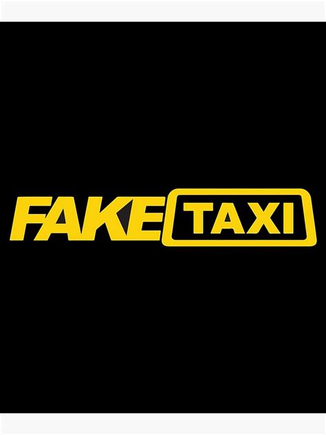 "Fake Taxi Logo" Poster for Sale by RhysDonald1 | Redbubble