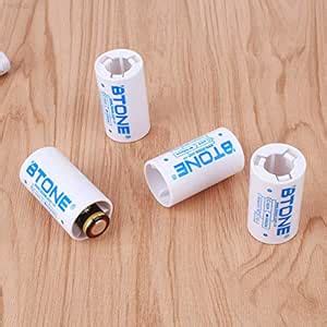 PRAV® 220F 58BC 4PCS Cell Battery Adapter Holder Shell Converter ...