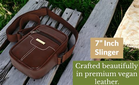 Buy Pramadda Pure Luxury Milan SMALL Leather Sling Bag for Men Women ...