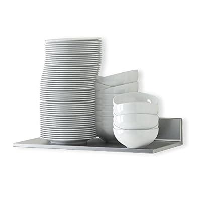 Buy Stainless Steel Restaurant Bar Cafe Kitchen Floating Wall Shelf 15. ...