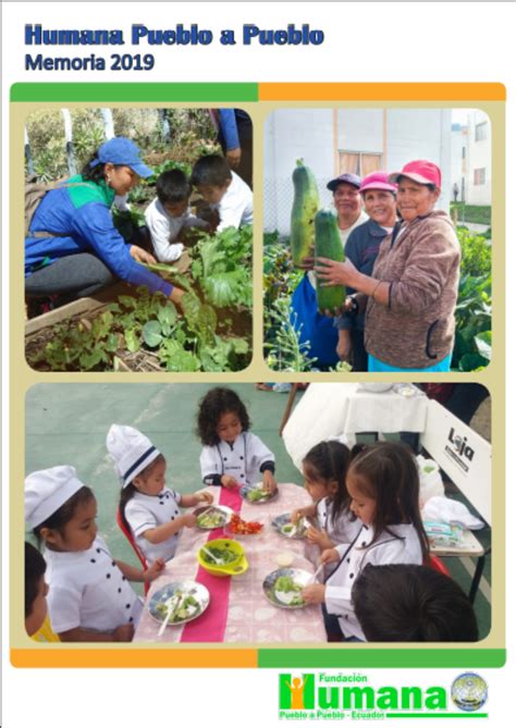 Memorias anuales – Fundación Humana Pueblo a Pueblo Ecuador
