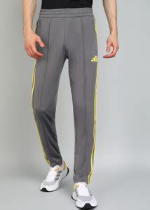 ADIDAS Solid Men Grey Track Pants - Buy ADIDAS Solid Men Grey Track ...