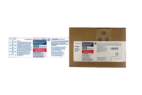 Omnipaque® 350 Iohexol 350 mg / mL Injection +PlusPak Polymer Bottle 150 mL