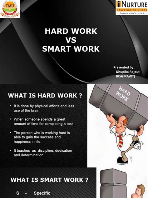 Image result for Smart vs Hard Work
