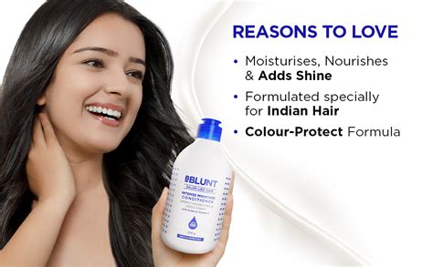 Buy BBLUNT Intense Moisture Conditioner with Vitamin E & Jojoba for Dry ...