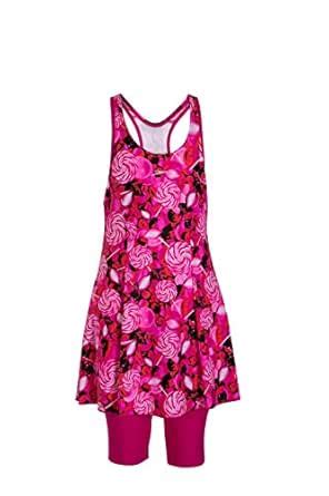 Speedo Astrofizz All Over Printed Racerback Swimdress Girls Swimwear ...