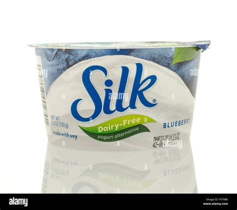 Winneconne, WI - 5 March 2016: A container of Silk dairy free yogurt in ...