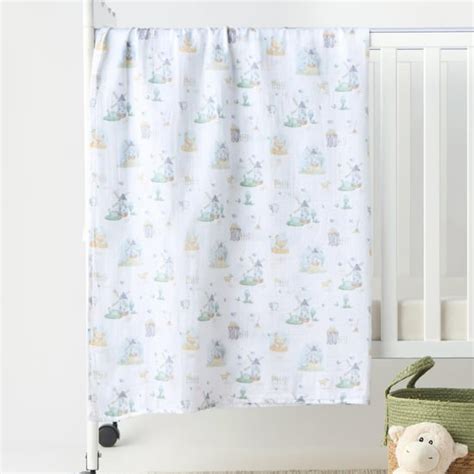 Giggles Printed Muslin Swaddle Blanket - 120x120 cm