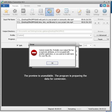 Image result for AVS Video Editor Error