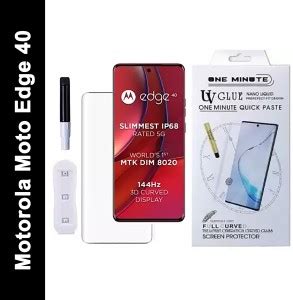 GDBUY Edge To Edge Tempered Glass for Motorola Edge 40, MOTOROLA edge ...