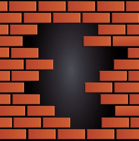 Brick wall design. | Premium Vector