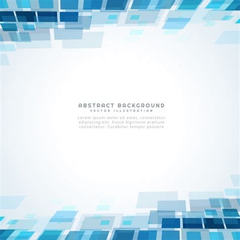 Blue square mosiac background | Free Vector