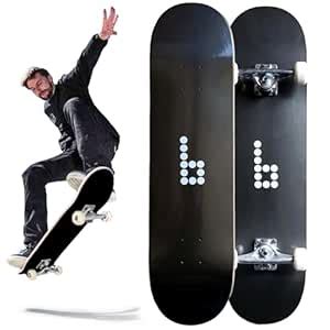 Buy Braille Complete Skateboard for Adults Teens Boys Girls Kids ...