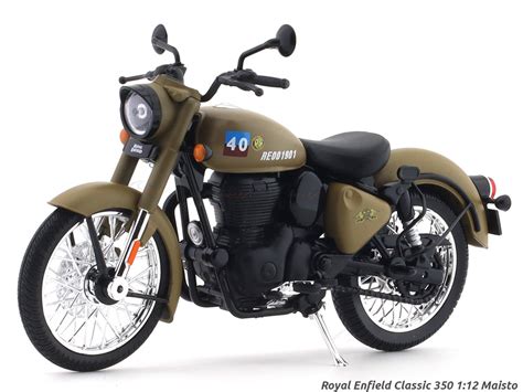 Royal Enfield Classic 350 Signals Sandstorm 1:12 Maisto licensed ...