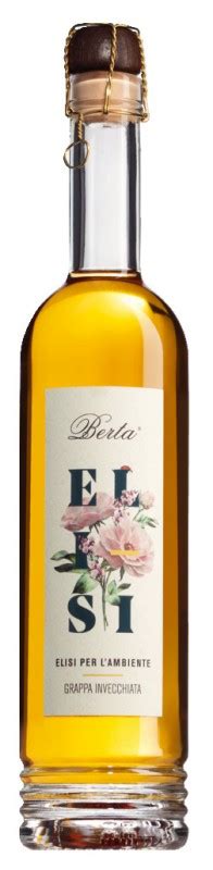 Elisi, Grappa Assemblage, Assemblage of aged grappa, Berta, 0.5 l, bottle