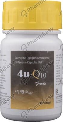 4u Q10 Forte 300 MG Capsule (30): Uses, Side Effects, Price & Dosage ...