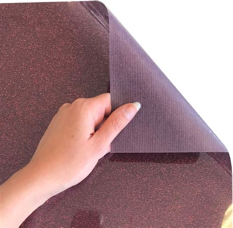 Buy Siser Glitter HTV 12x3ft Roll (Burgundy) Iron on Heat Transfer ...
