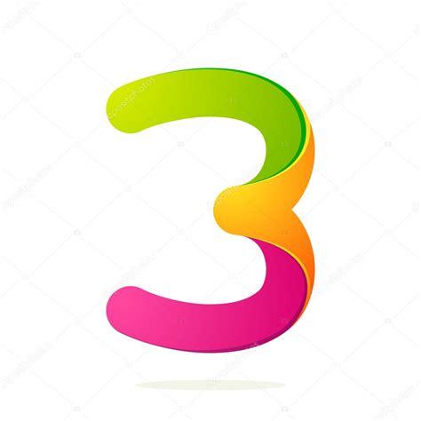 Number 3 Design Template