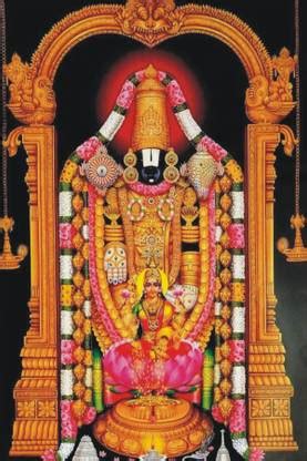 Vyankatesh Triupta Balaji Poster- Mythological/Religious Poster ...