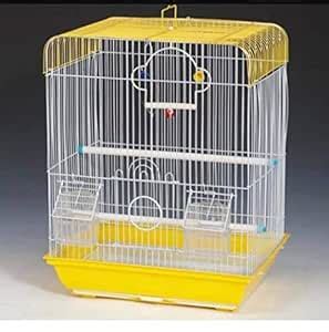 Bird cage for Budgies,Finches,Love Birds, with Cuttlefish Bone Holder ...